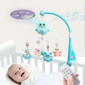 נועם  baby products Baby Crib Mobiles Rattles Music Educational Toys Bed Bell Carousel For Cots